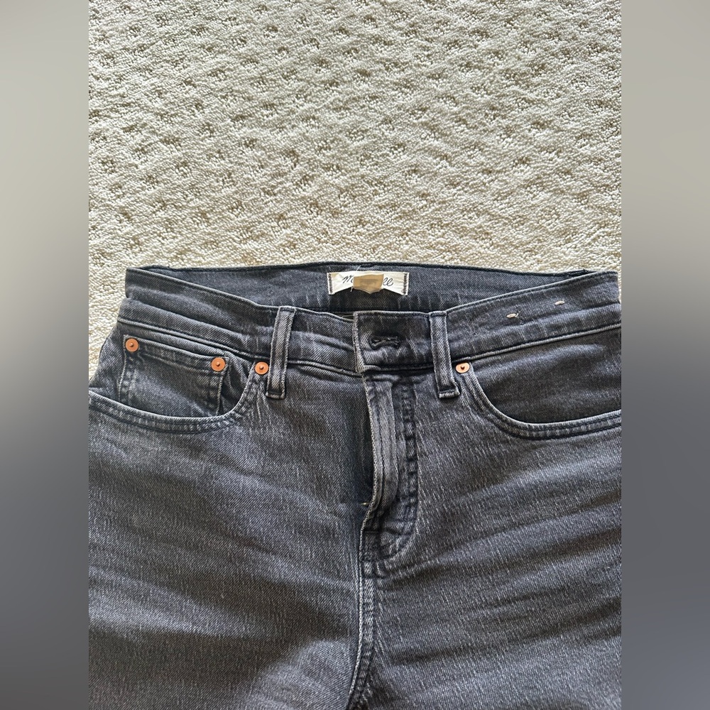 Madewell The Perfect Vintage Wide-Leg Crop Jean (Benley Wash) - Picture 7 of 9